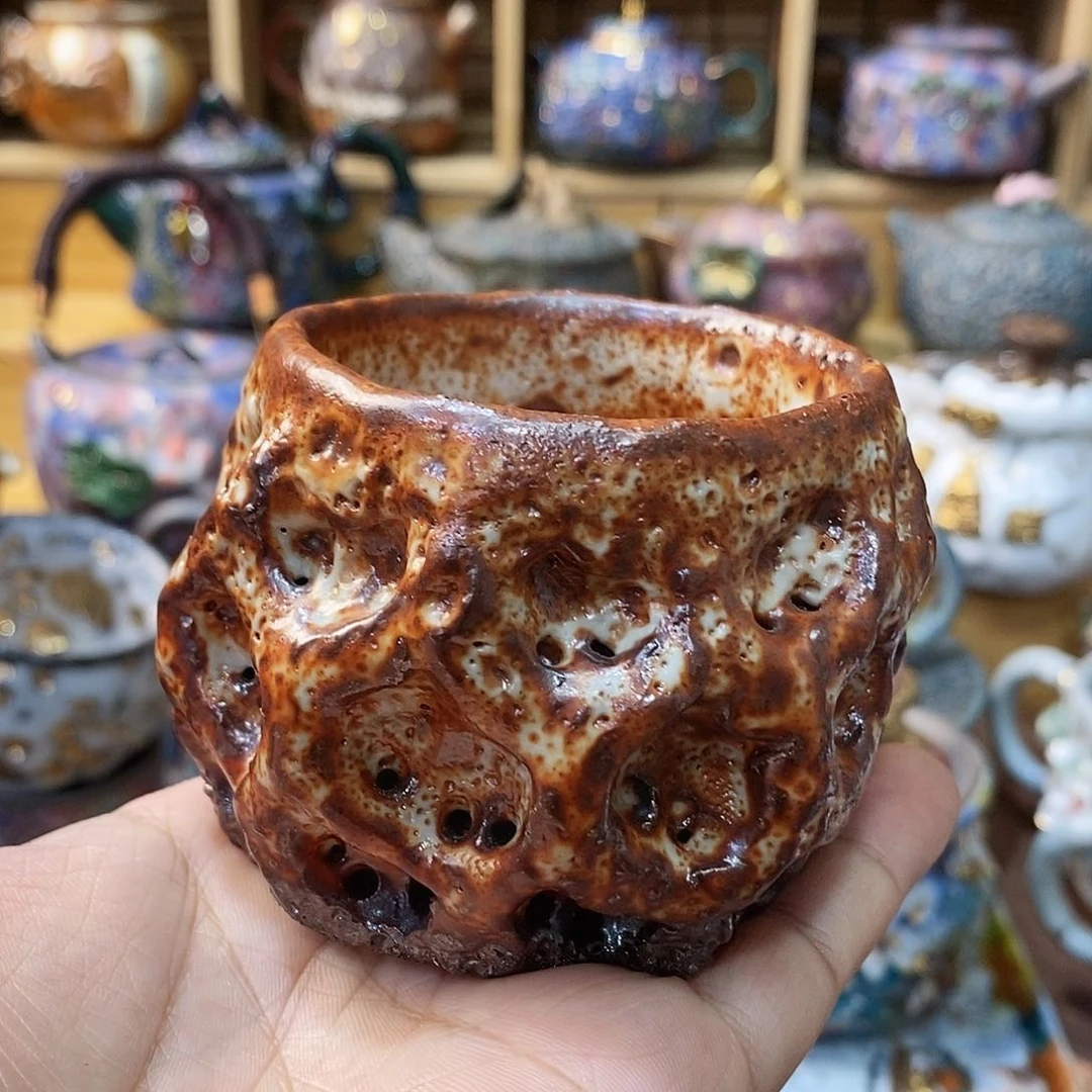 粗陶志野茶器家用