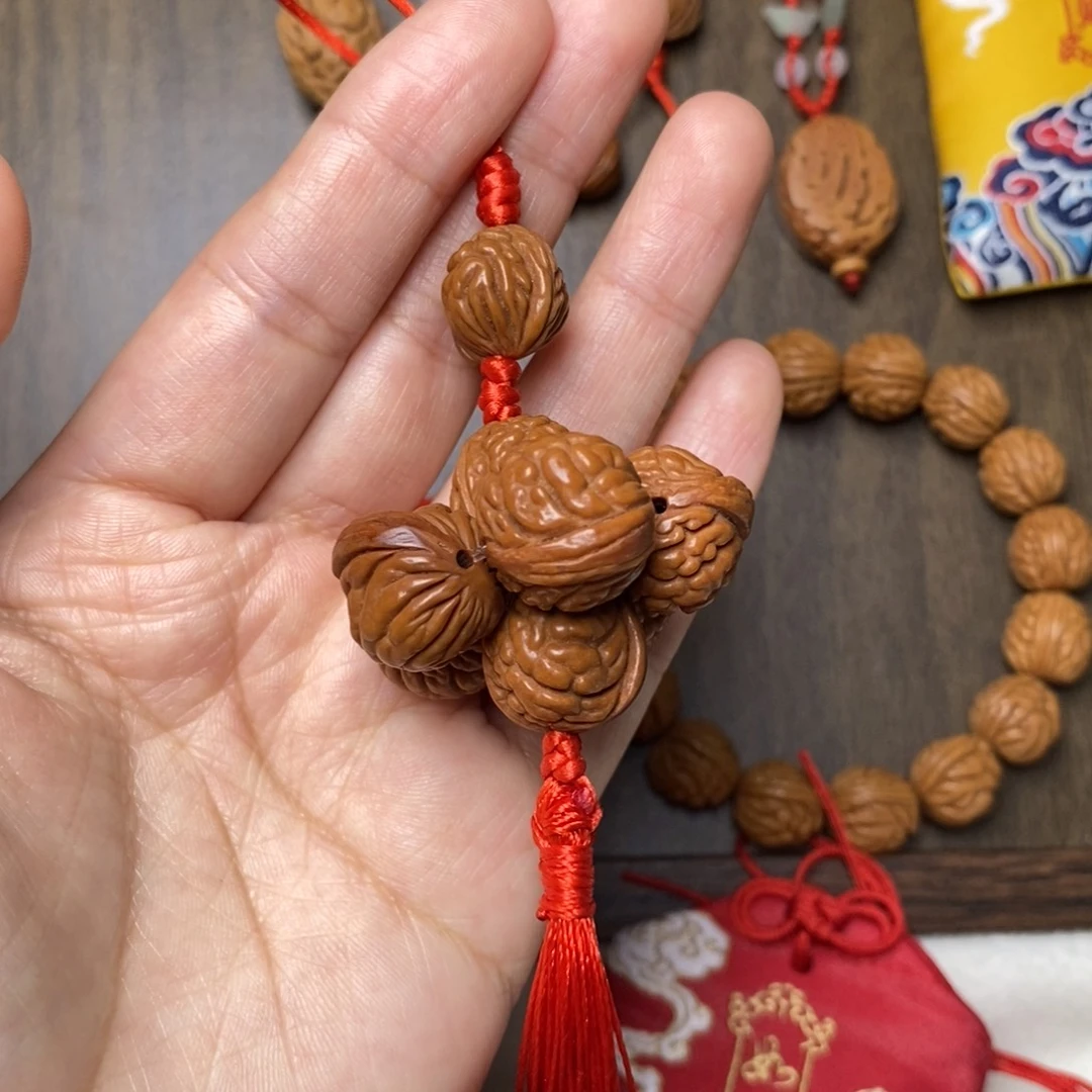 桃核吊坠桃枭时来运转吊坠