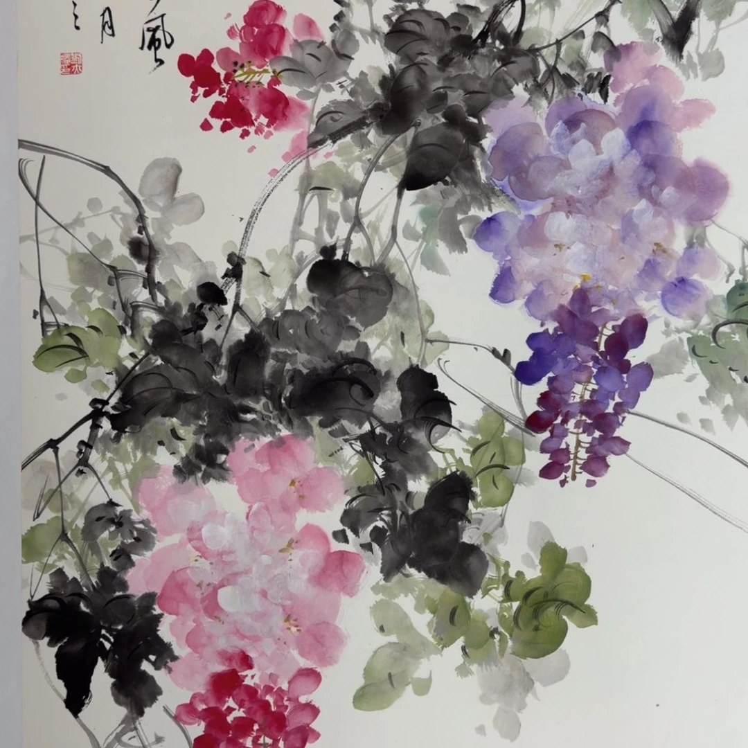国画国画作品展山水花鸟