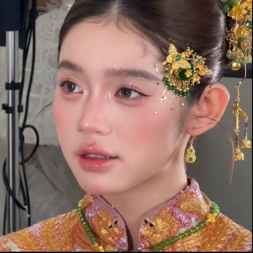 11921-ETE一抹惊鸿复古宫廷风步摇发饰