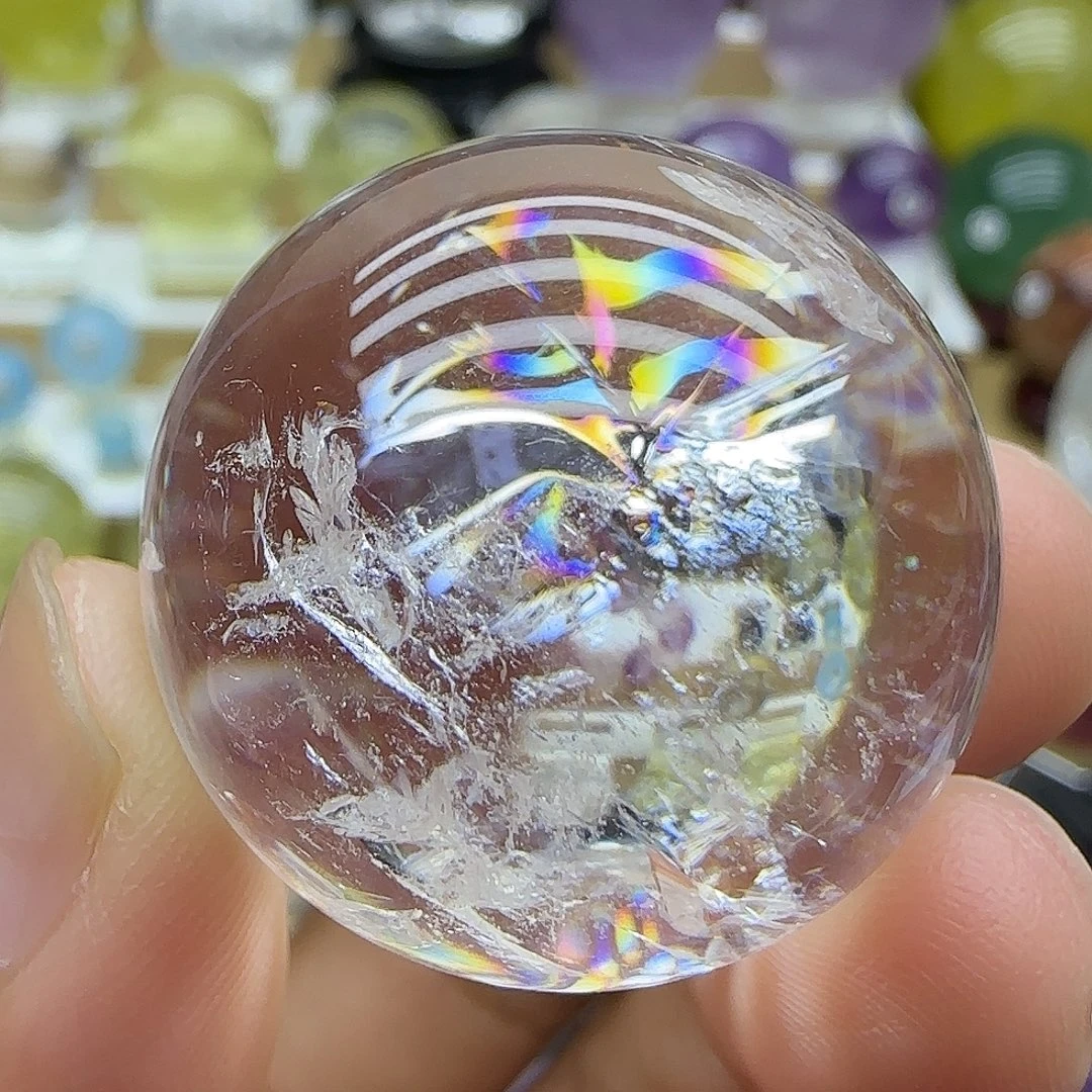 水晶未镶嵌珠宝半成品29.1mm