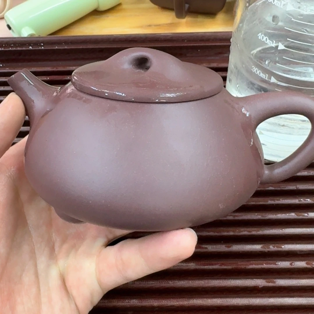 紫砂茶壶紫砂壶满瓢330cc