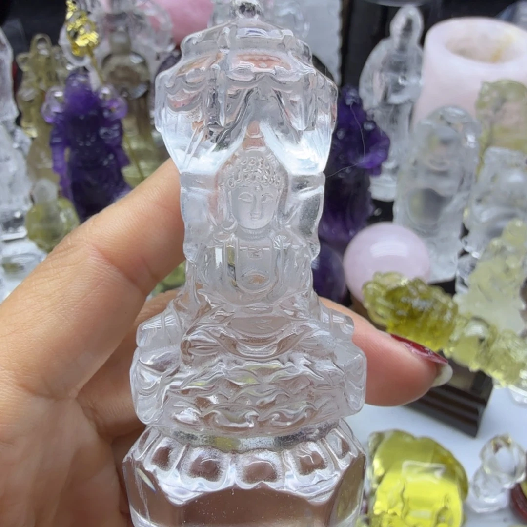 水晶未镶嵌珠宝半成品