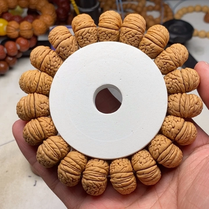 地***者手串文玩核桃龙鳞桃核