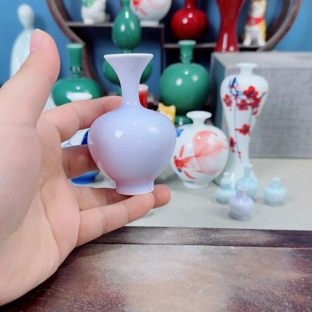 陶瓷手工小花器摆件