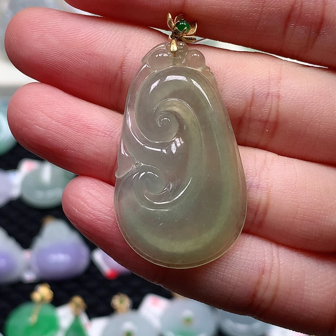 颈饰未镶嵌翡翠翡翠吊坠