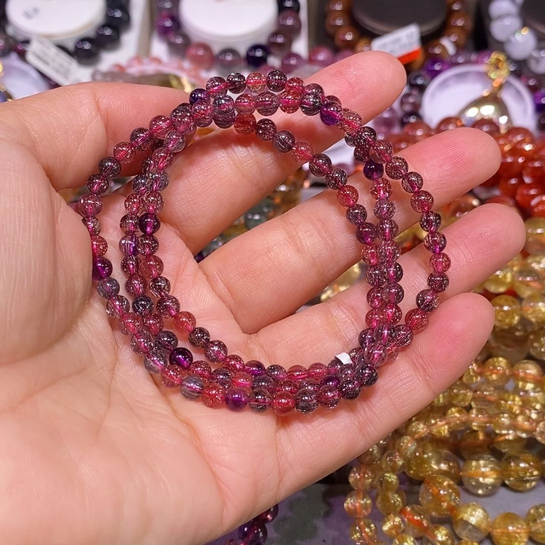 未镶嵌手链水晶超七4.8