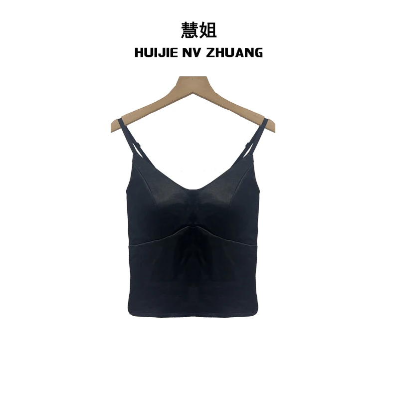 醋酸缎小吊带时尚夏内搭纯欲气质显瘦慧姐
