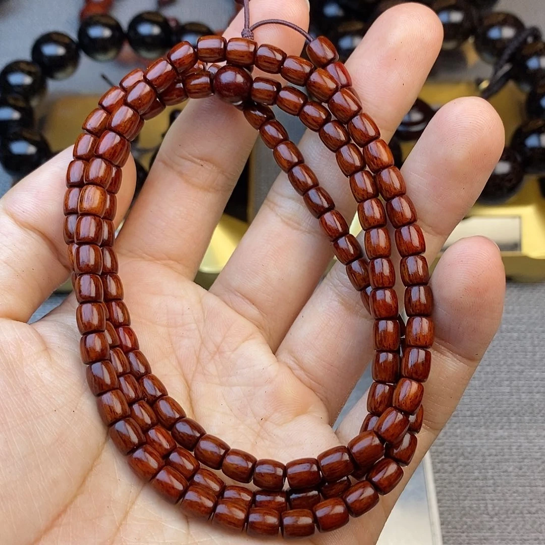 檀香紫檀（小叶紫檀）5*6 108桶珠