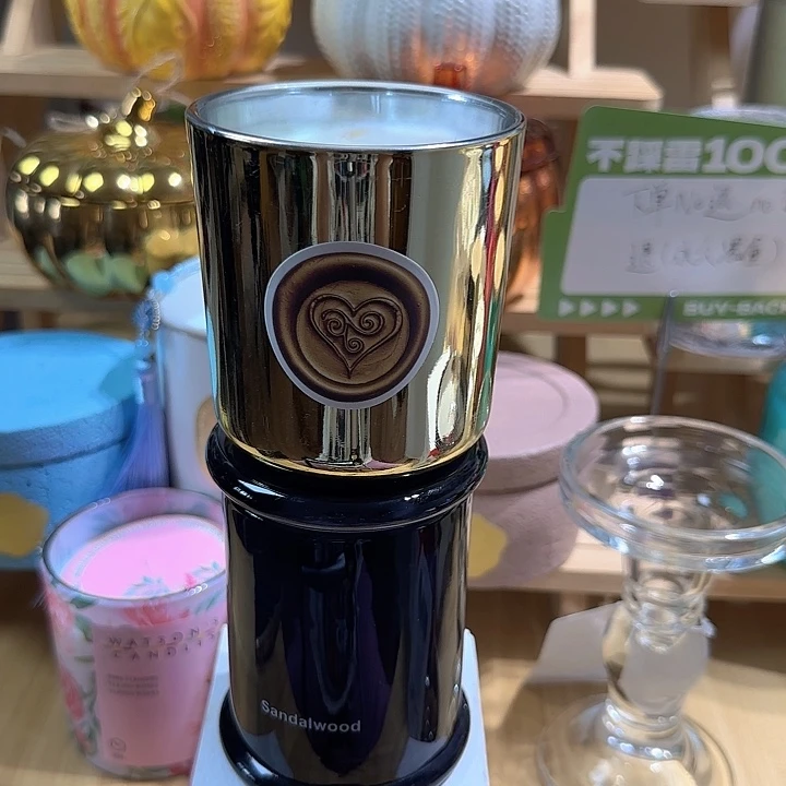 玻璃杯或陶瓷橙花➕檀香木双杯香薰蜡烛