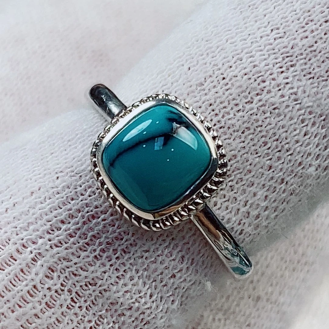 银S925镶嵌绿松石珠宝奇石