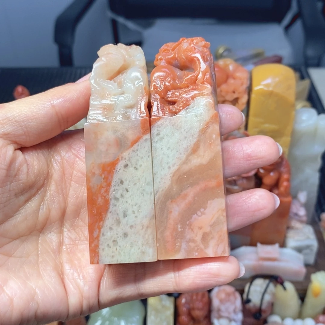 寿山石印石同心石