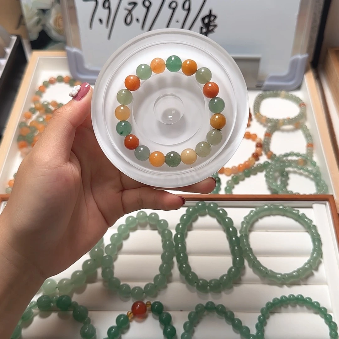 石英岩玉手串未镶嵌多宝10mm圆珠手串