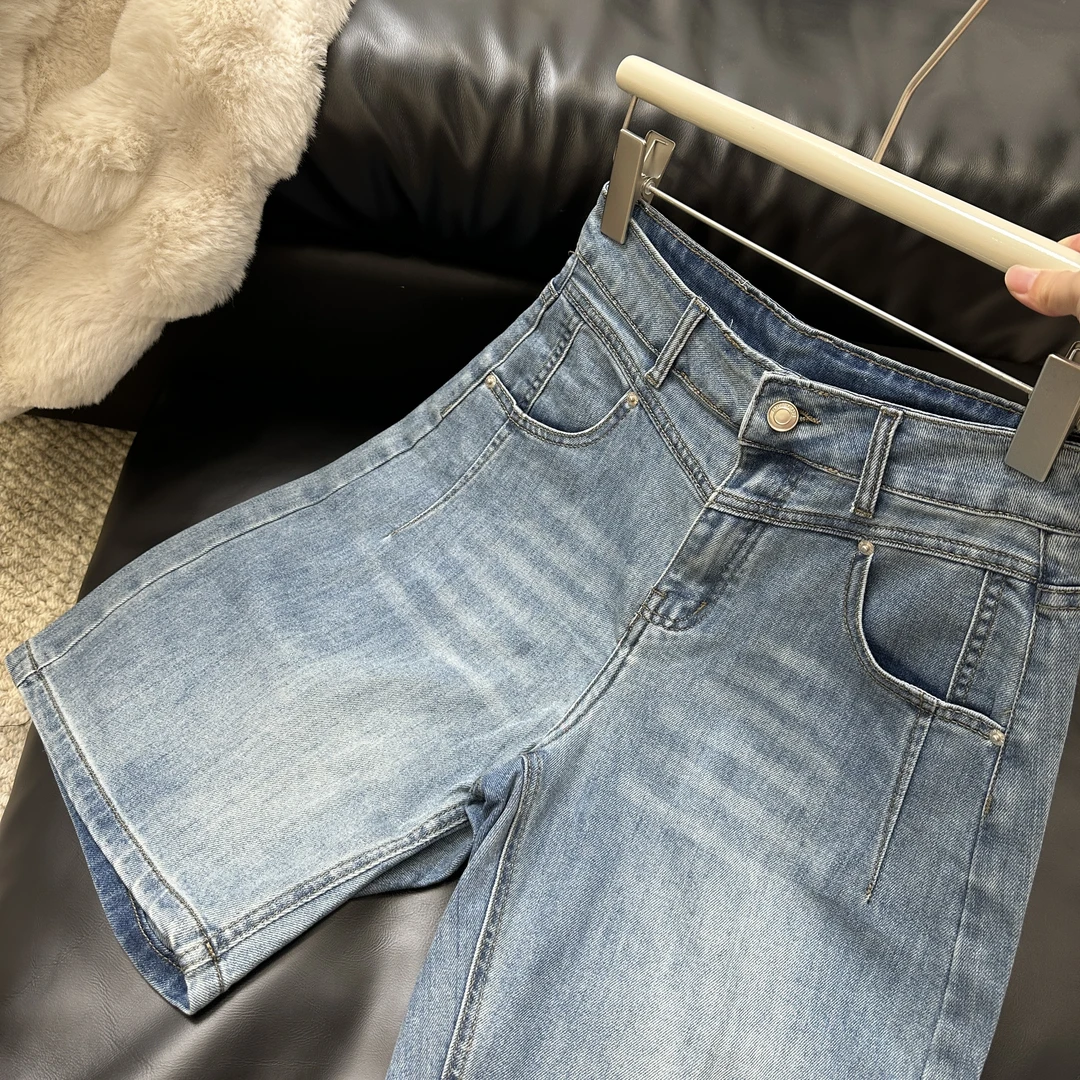 【锦衣鹊羽】9651软牛仔夏季短裤