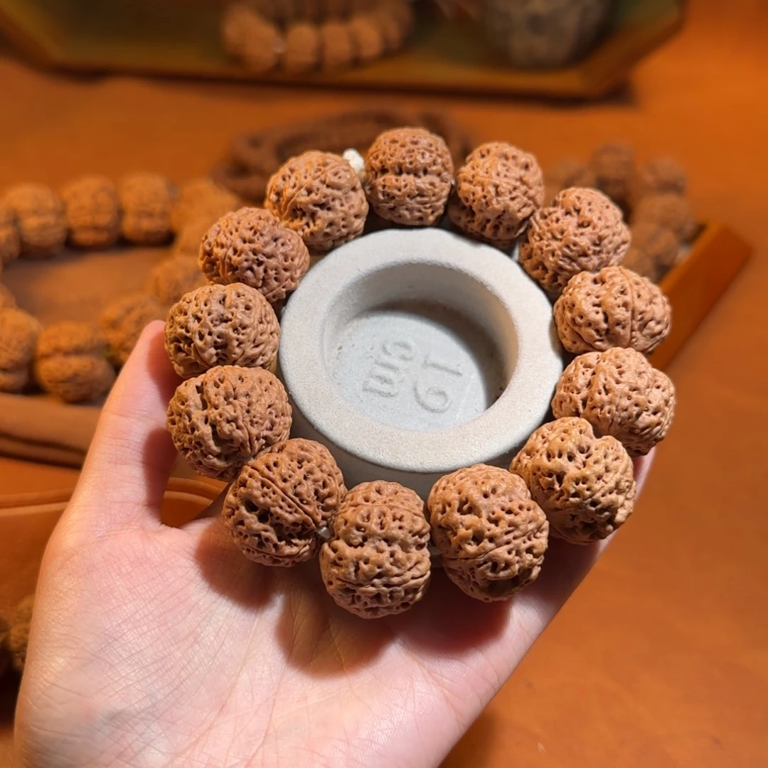 金刚菩提手串粱平头梅花25m m