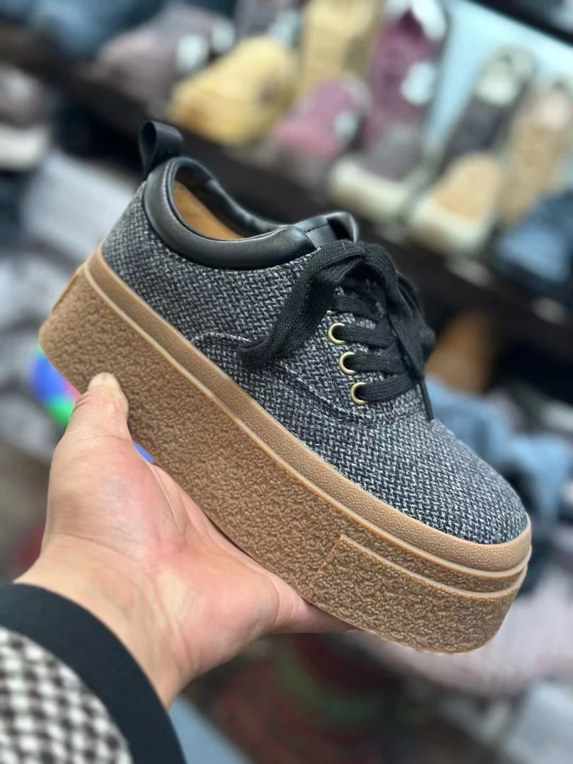 新款女士面包鞋百搭