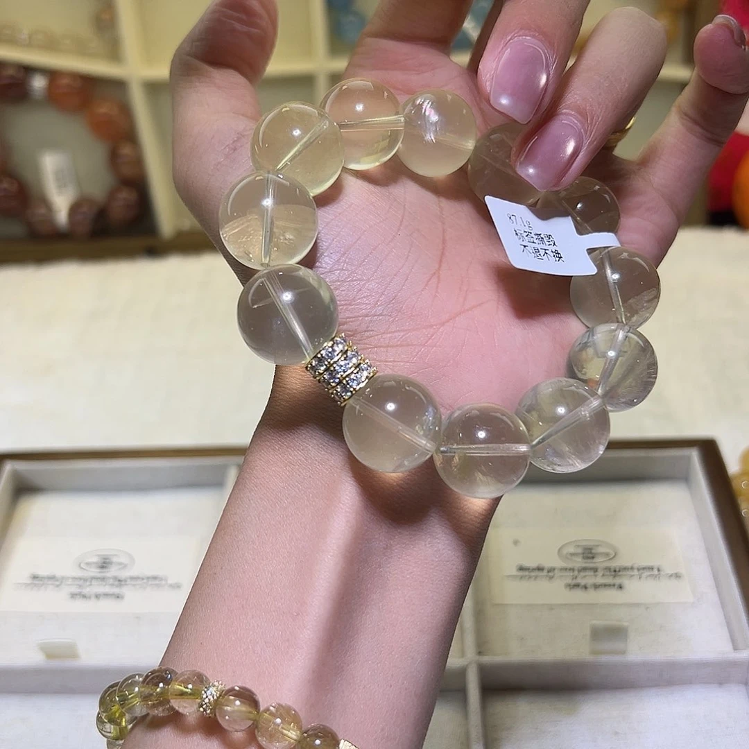 水晶手链未镶嵌o**嘻12.首单9折 48小时鉴赏