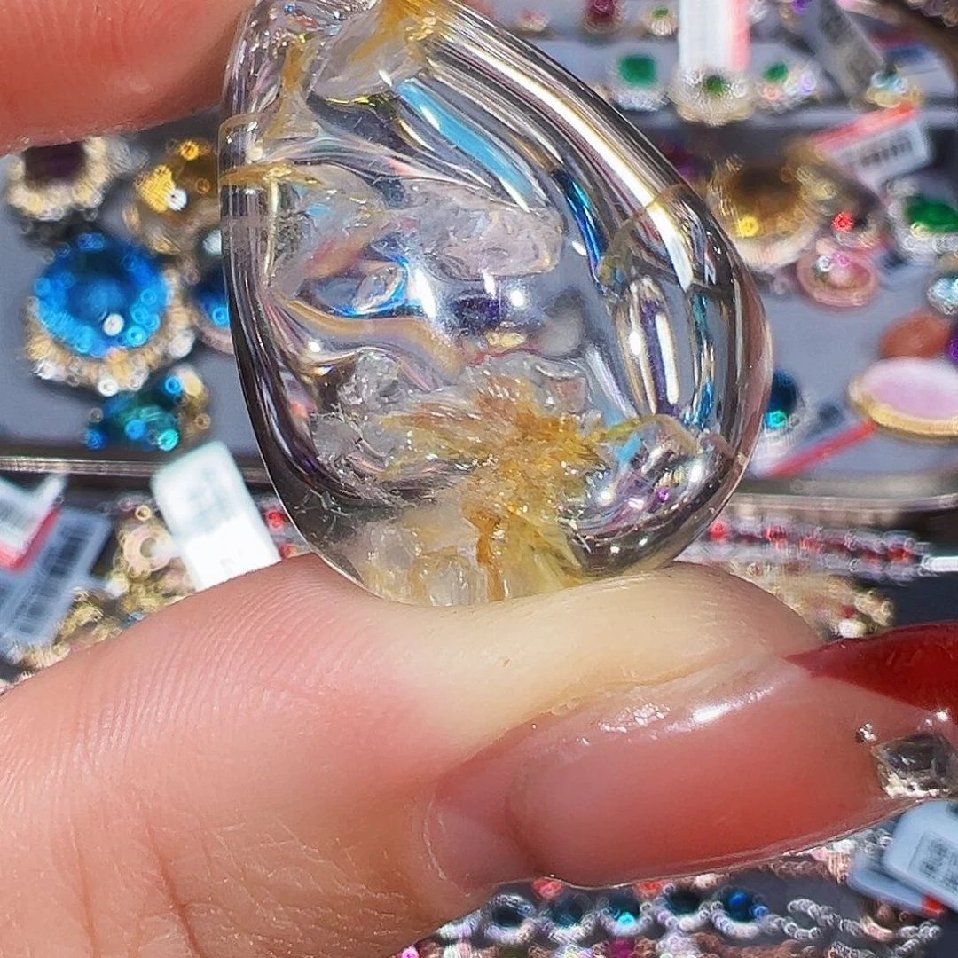 颈饰未镶嵌水晶喜**?