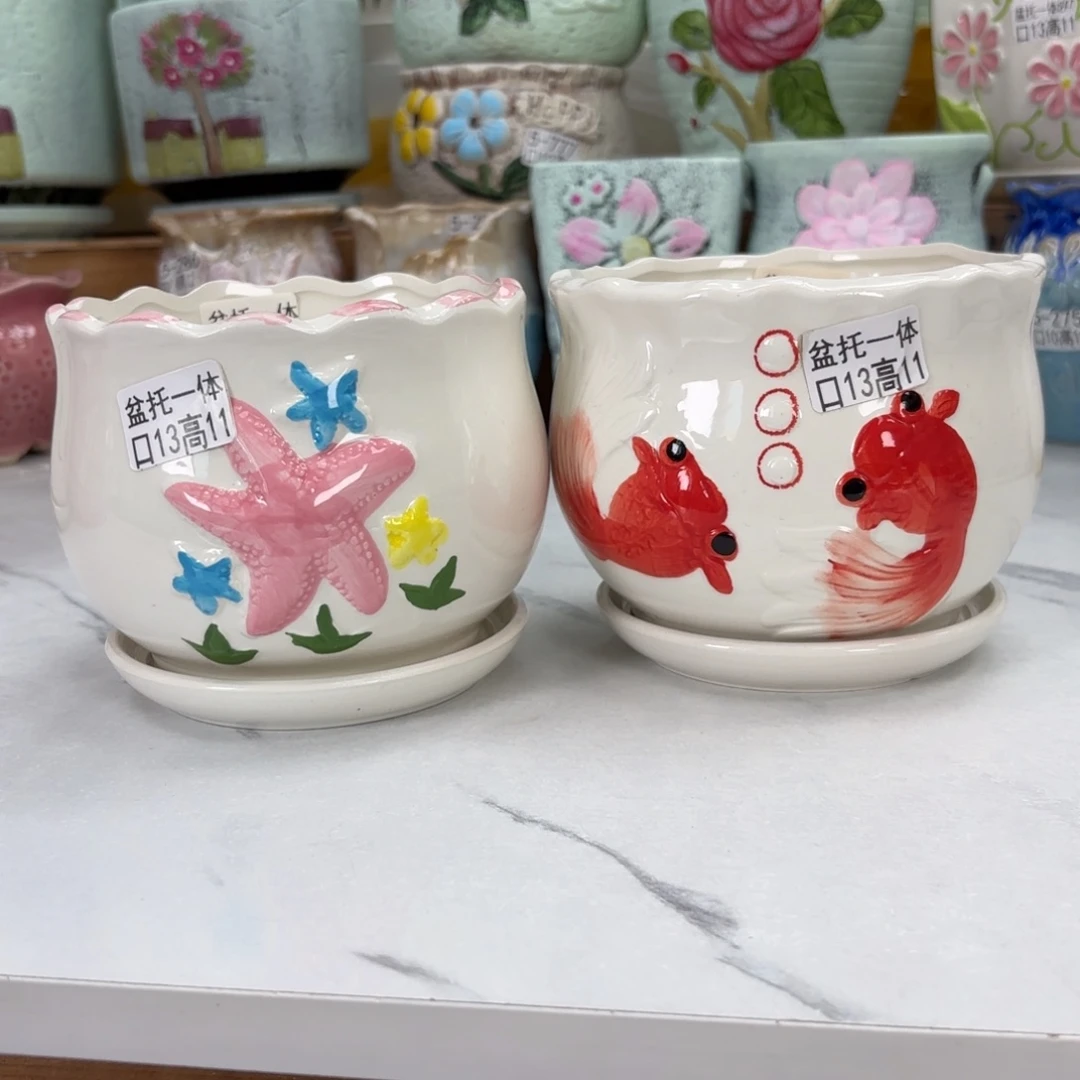 @夏西陶瓷花盆@@5955977