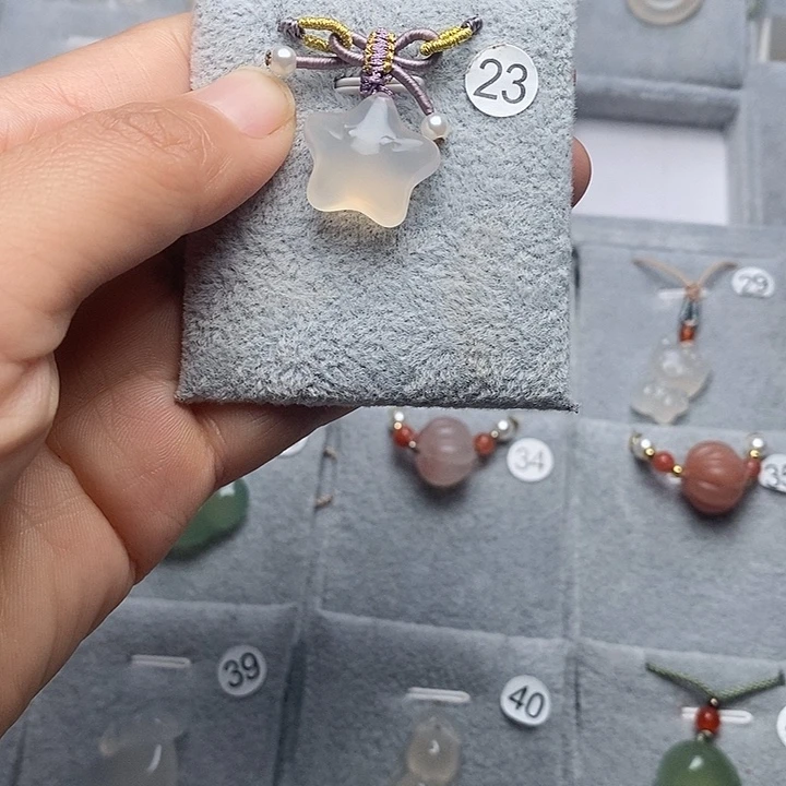 玛瑙/玉髓合金颈饰