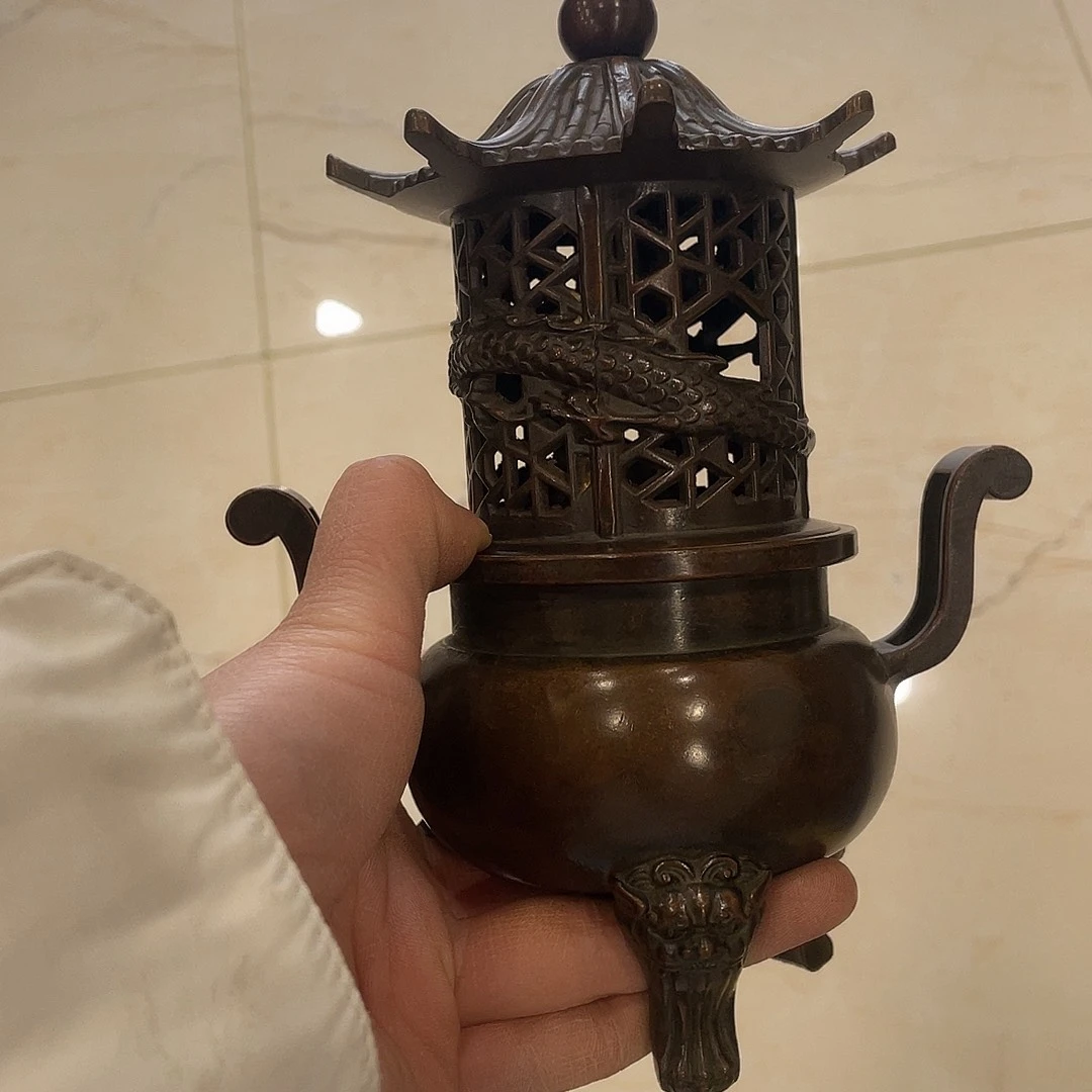 黄铜摆件工艺品香炉