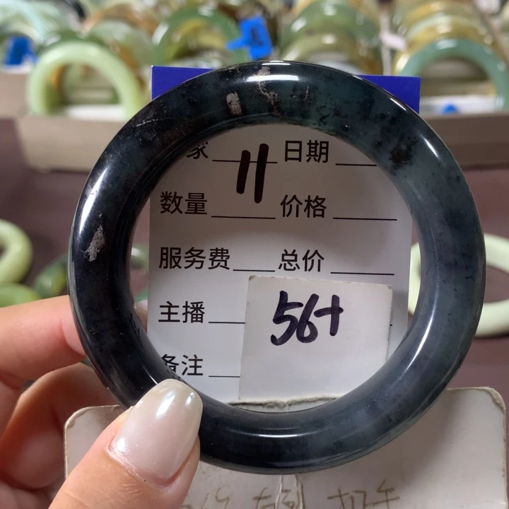 未镶嵌蛇纹石玉手镯11