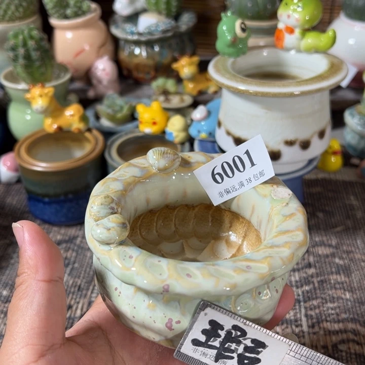 口6 手工花盆满30包邮