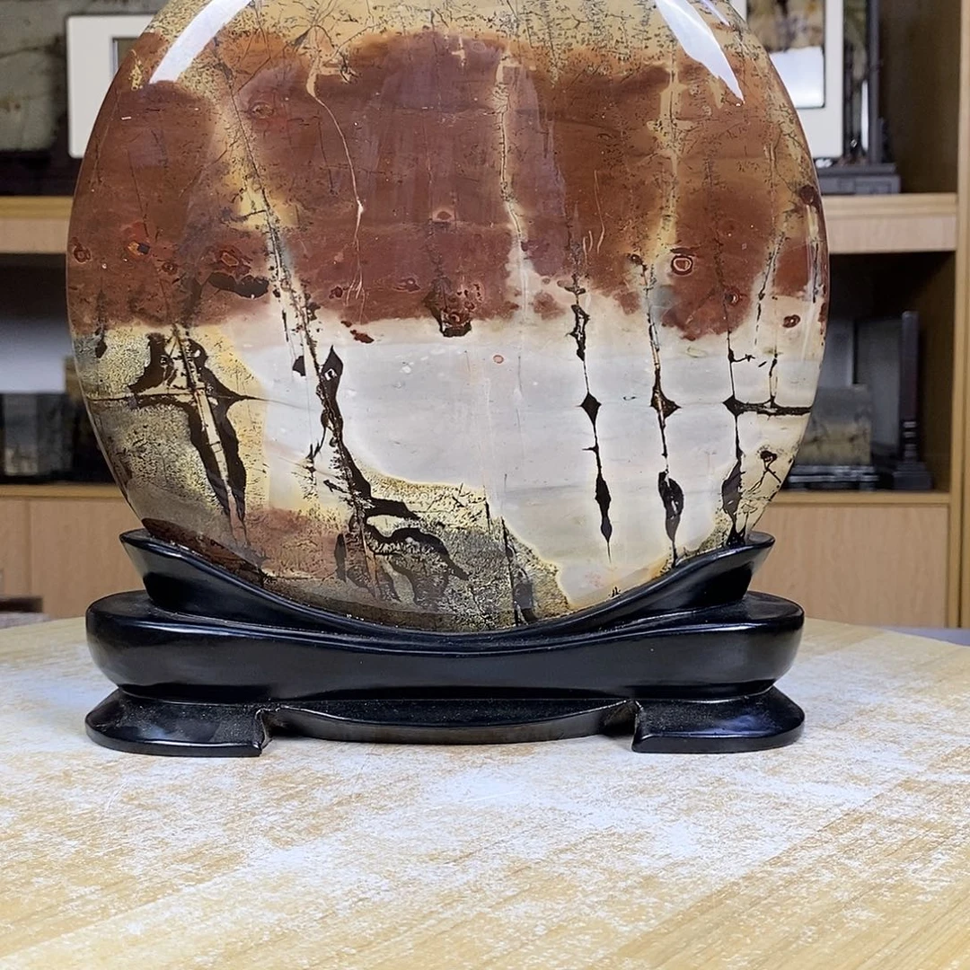 轻***渡砖雕广西国画石摆件