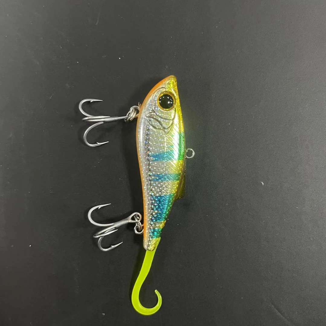 蓝旗鱼诡道软尾-VIB颤游沉水路亚饵超远投翘嘴鳜鱼鲈鱼假饵