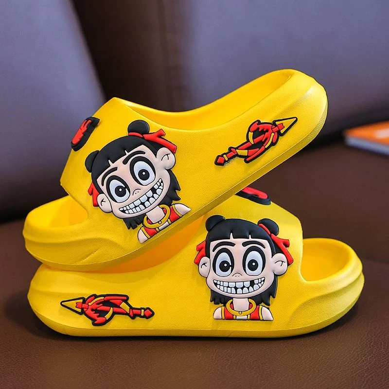 拖鞋哪吒新款宝宝室内居家男童防滑儿童超软卡通女童夏季洗澡浴室