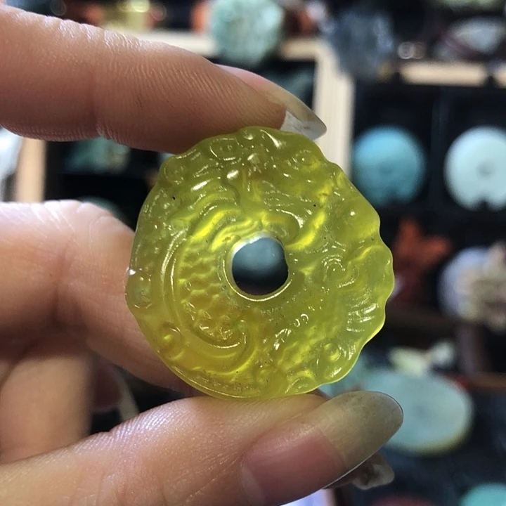 岫玉未镶嵌岫玉挂件