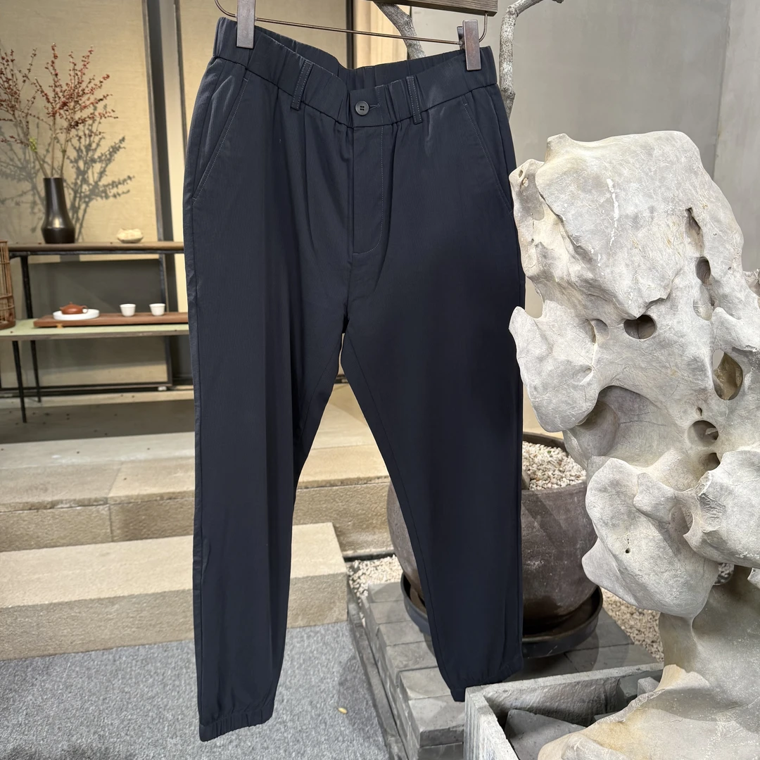 原创设计师男士春夏季舒适宽松透气百搭时尚休闲直筒裤