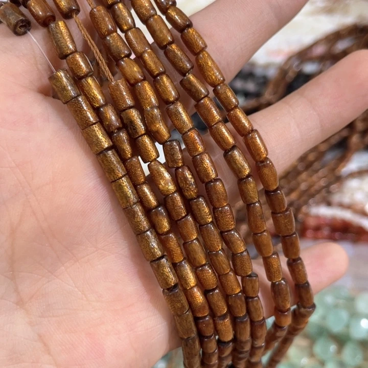 大理石磁石一条4mm血豆豆小桶珠