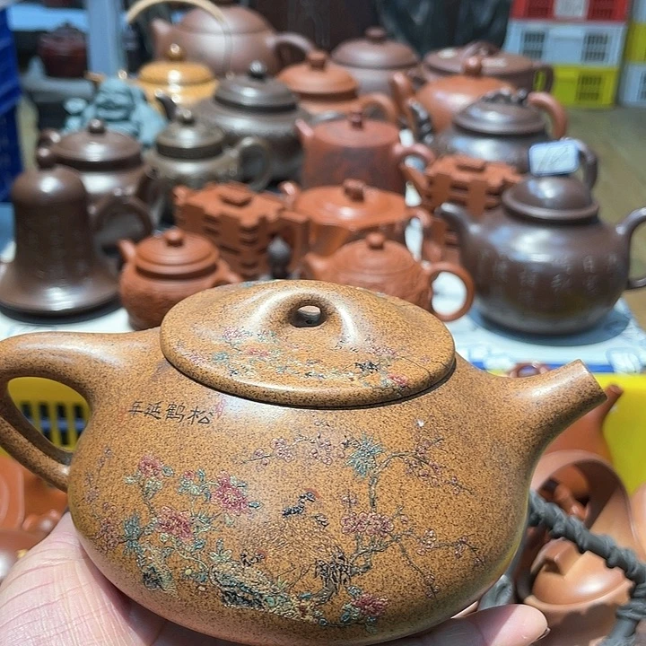 紫砂茶壶4”500cc宜兴紫砂壶