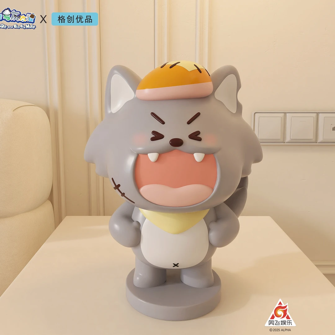 正版授权可爱灰太狼客厅桌面创意装饰玄关摆件正版喜羊羊与灰太狼