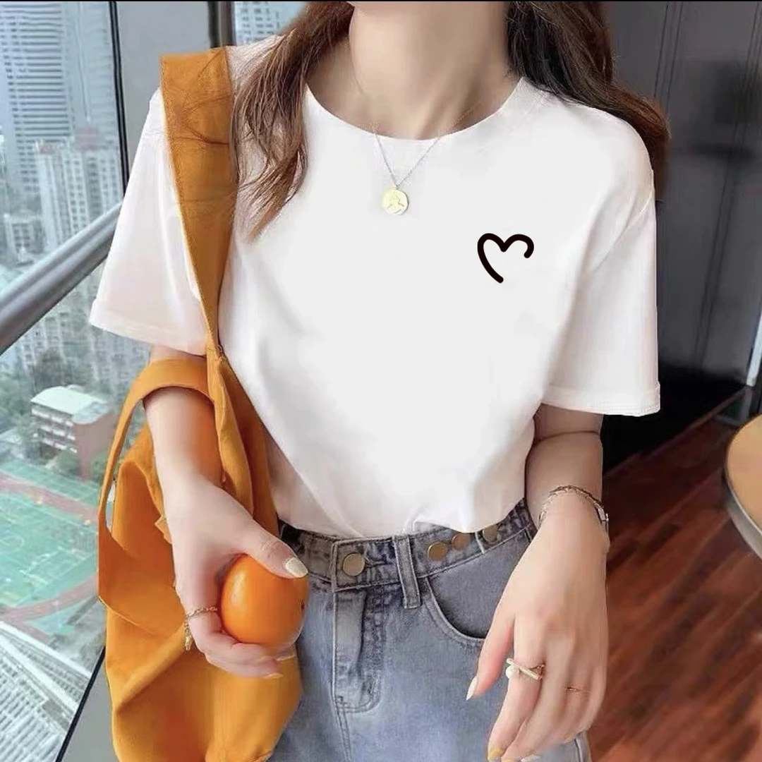 【新款】2025新款休闲百搭圆领薄款短袖T恤