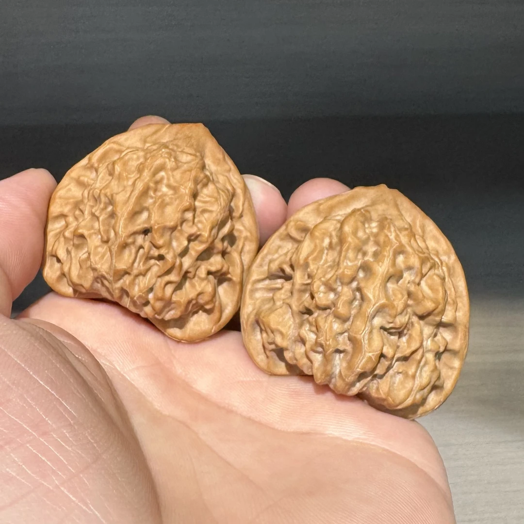 【蜡皮蟾全品】文玩核桃手把件 涞水好物