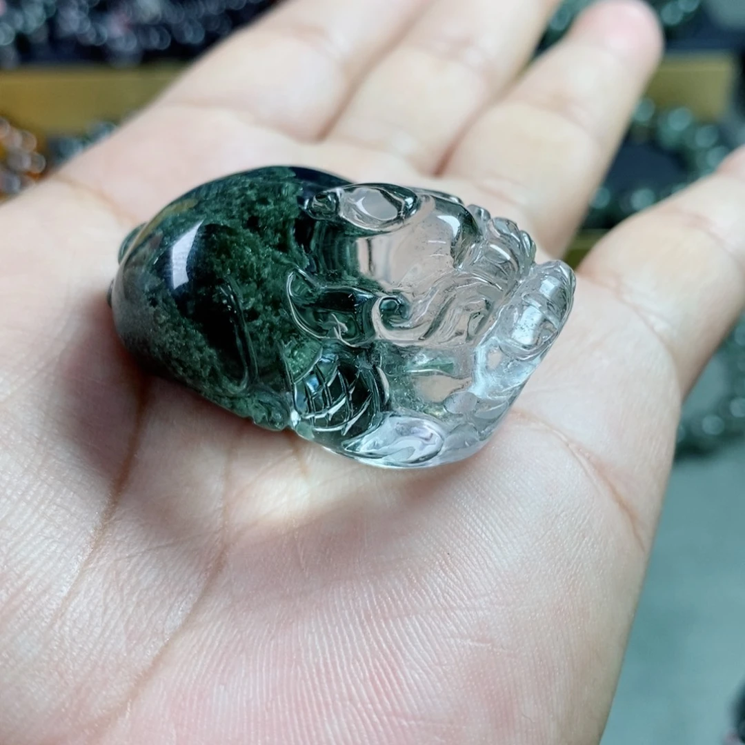 水晶手串未镶嵌C****u绿幽灵貔貅店主