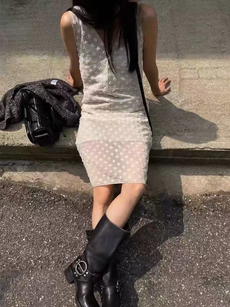 C2-4三色“夏花”网纱连衣裙（9005/9999）