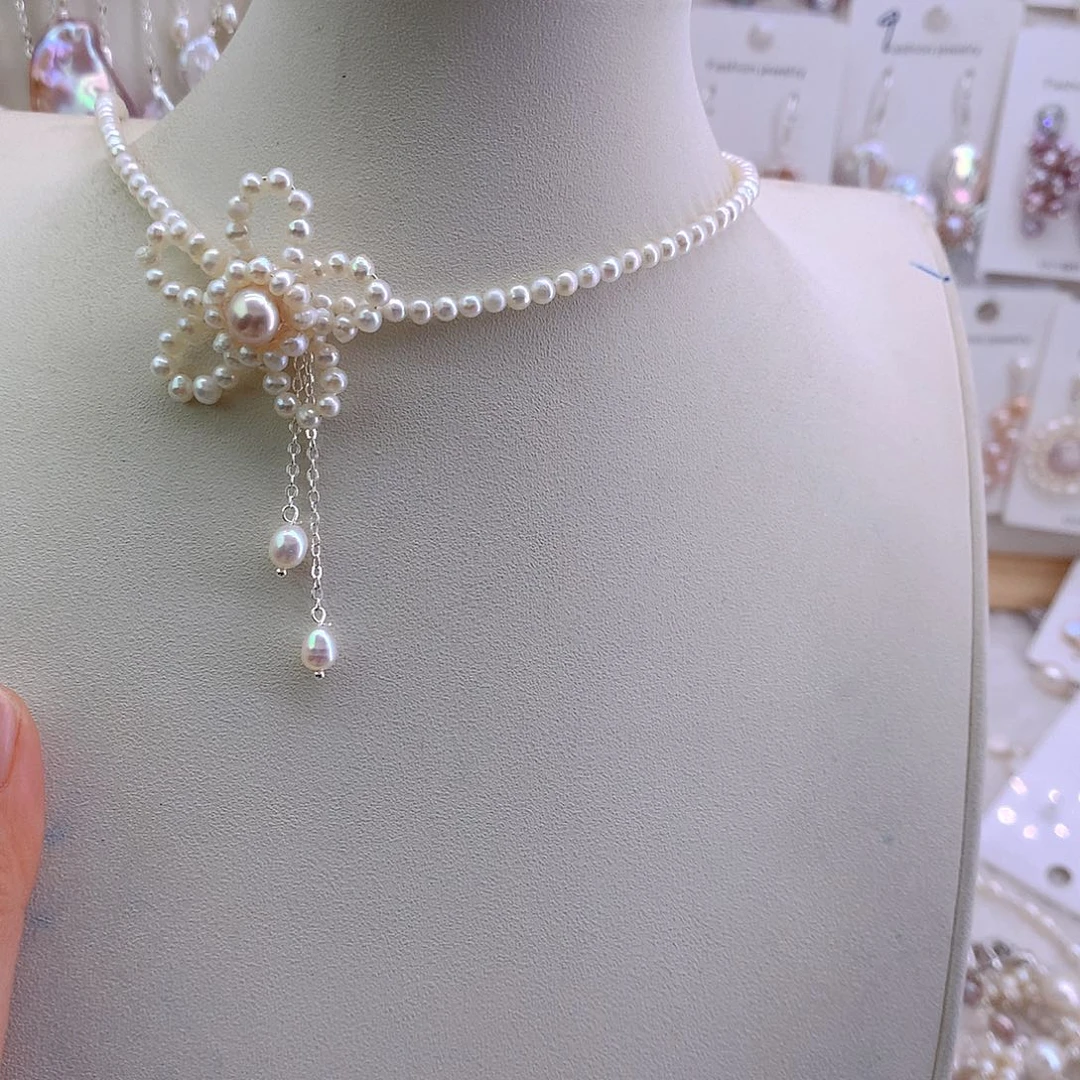 项链未镶嵌淡水珍珠