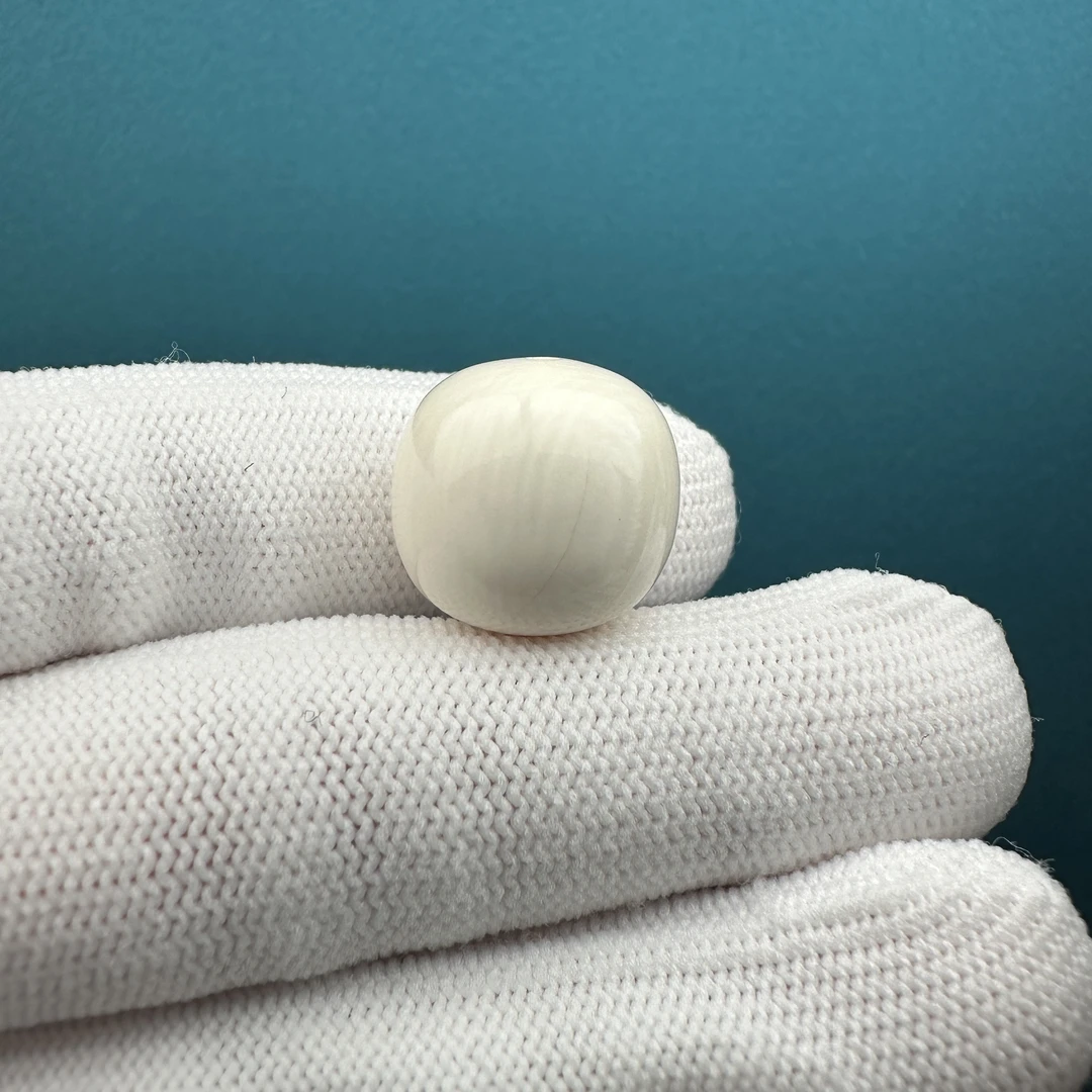 K2112 天然猛犸 微瑕特价桶珠16*15mm一物一图 假一罚十