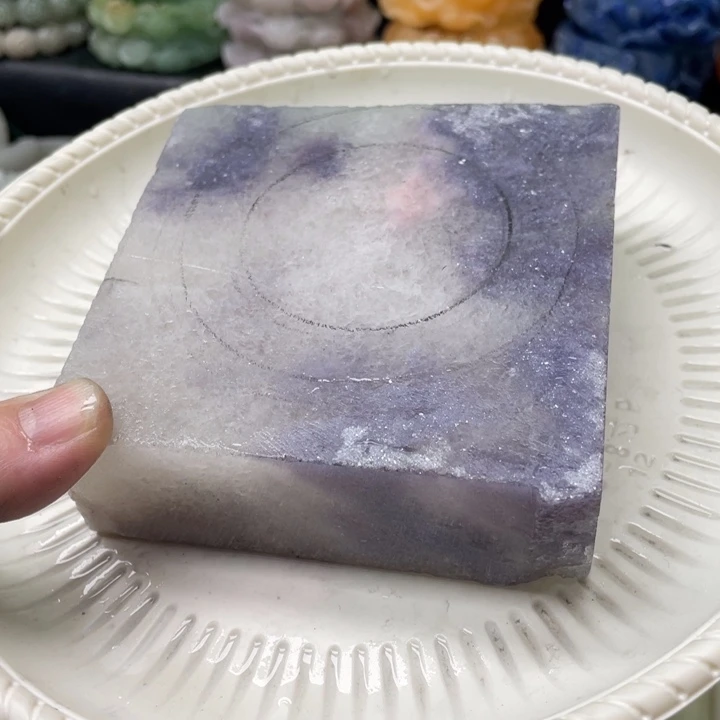 石英质玉未镶嵌珠宝半成品