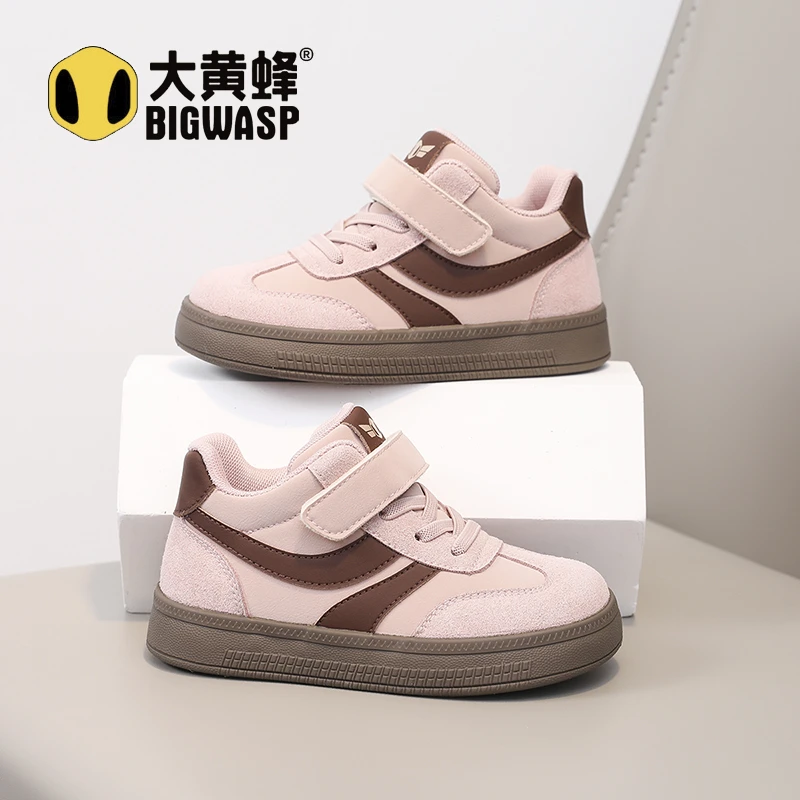 大黄蜂童鞋男女童板鞋2025秋季新款德训鞋休闲鞋儿童鞋子宝宝鞋潮