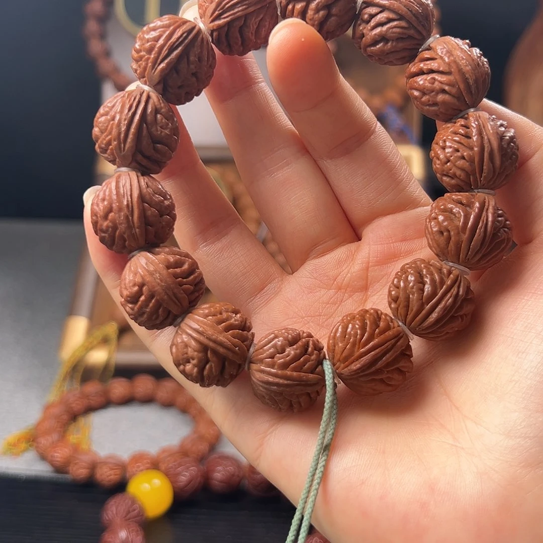 桃核吊坠20刺龙元宝