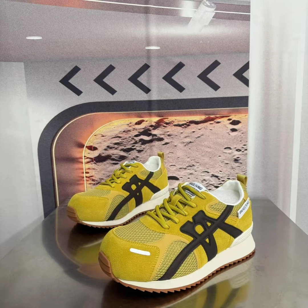 2562春夏新款2025圆头系带韩版简约休闲板鞋潮流百搭ins