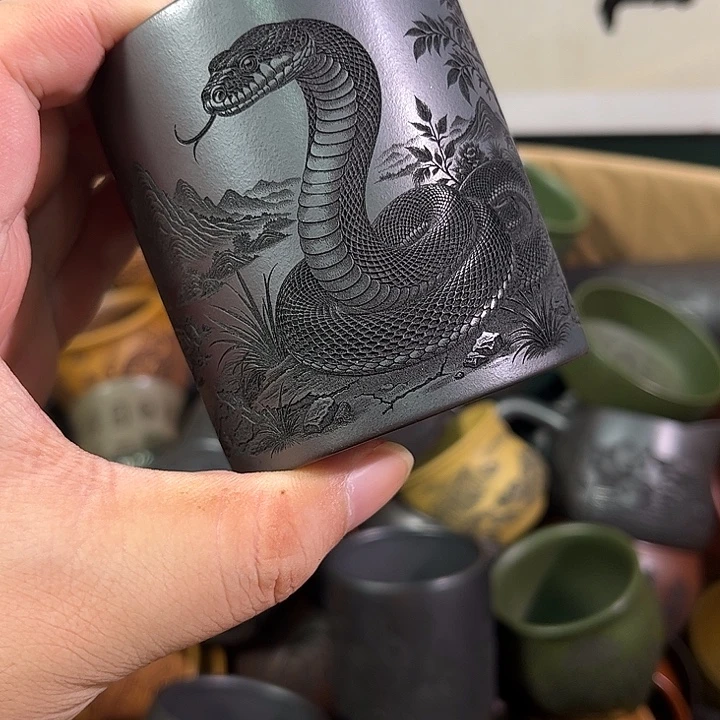 茶杯紫砂全手工紫砂主人杯