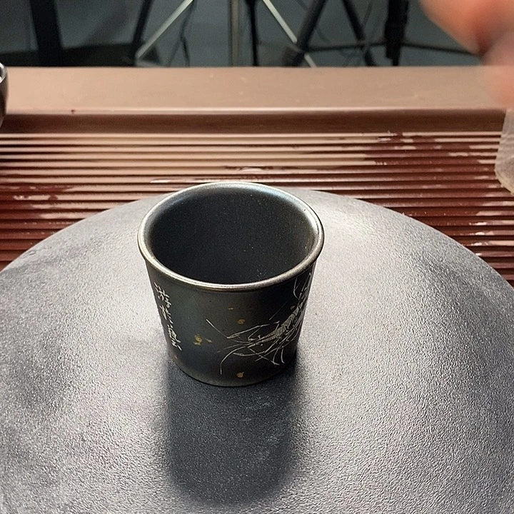 茶杯紫砂紫砂原矿柴烧泥料