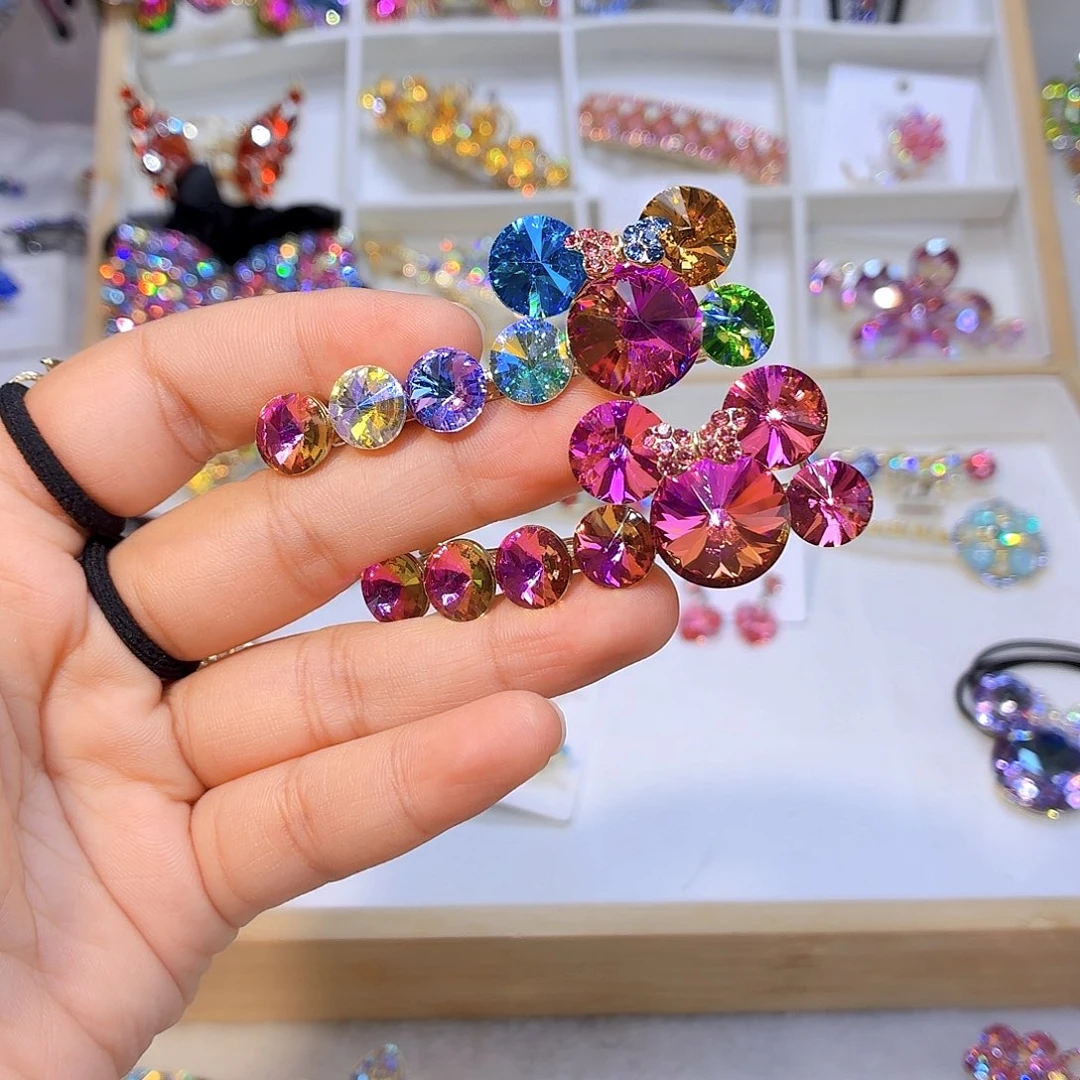 皮质铁合金发夹发夹发饰