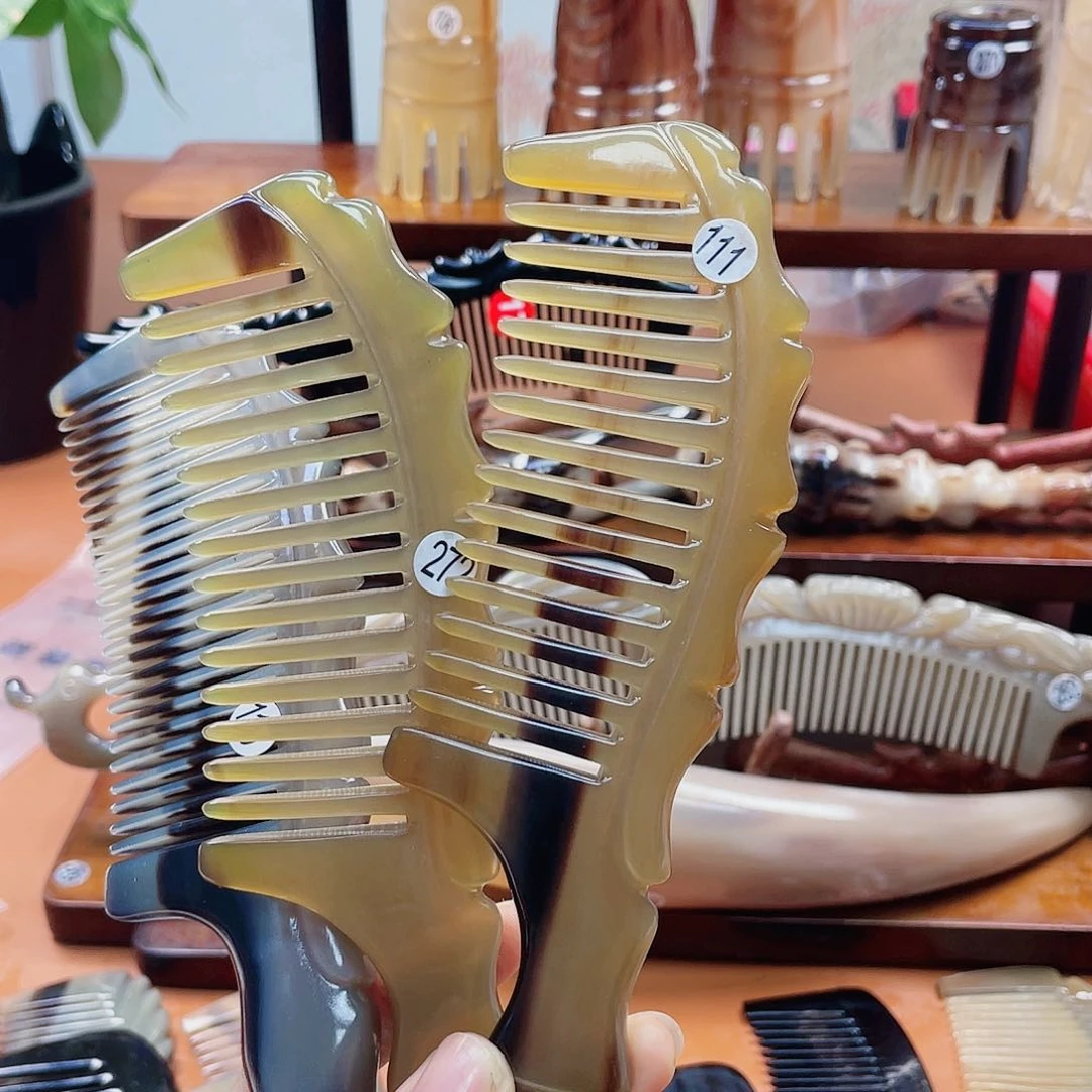纯手工制作牛角梳111