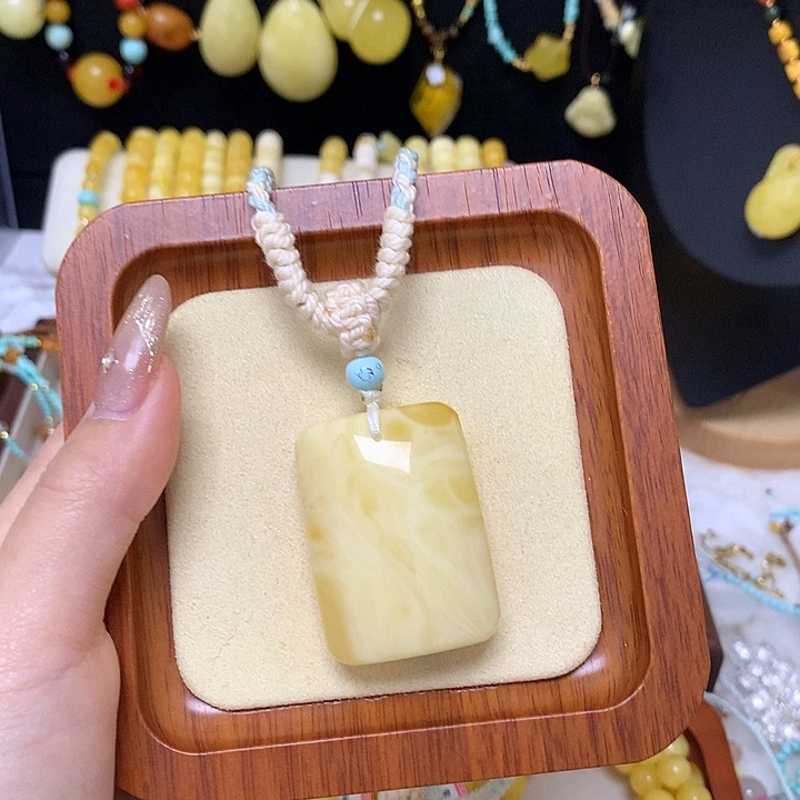 手链蜜蜡未镶嵌蜜蜡吊坠